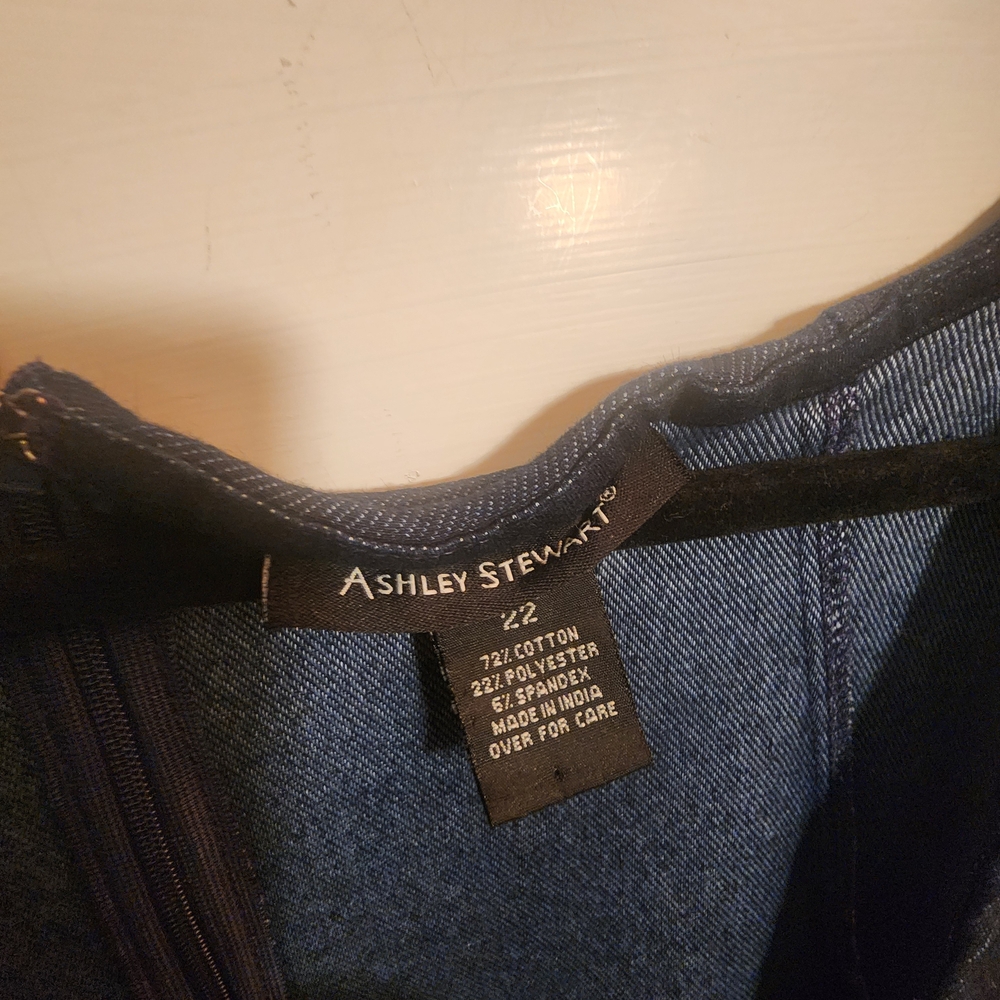 Ashley Stewart Denim Romper - Picture 4 of 4